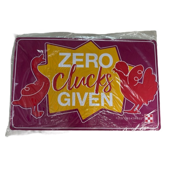 Set of 3 General Mills Metal Chicken Signs License Plates Rectangular 11”x7” - Picture 3 of 9